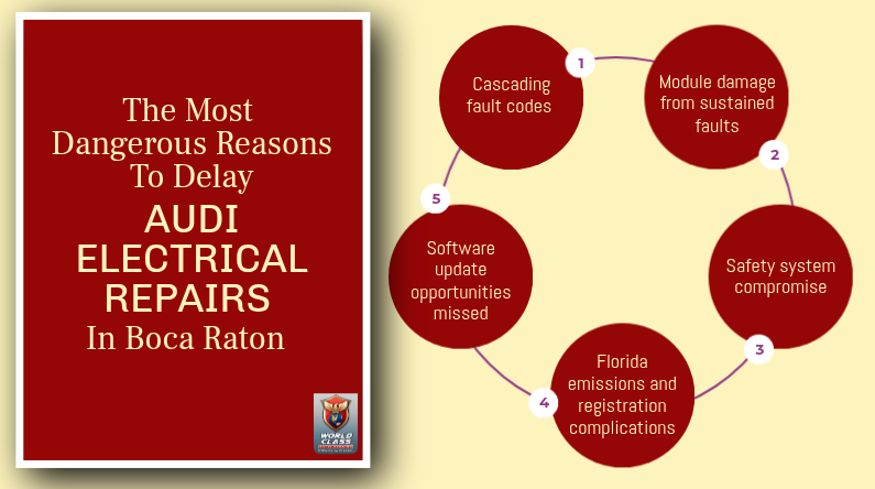 The Most Dangerous Reasons to Delay Audi Electrical Repairs in Boca Raton
