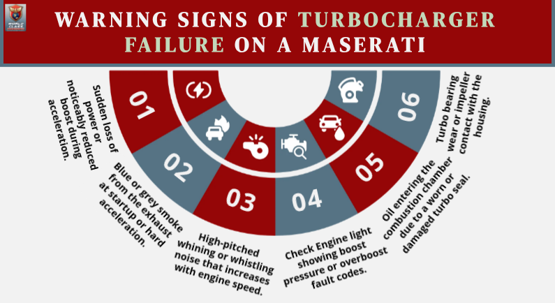Warning Signs of Turbocharger Failure on a Maserati