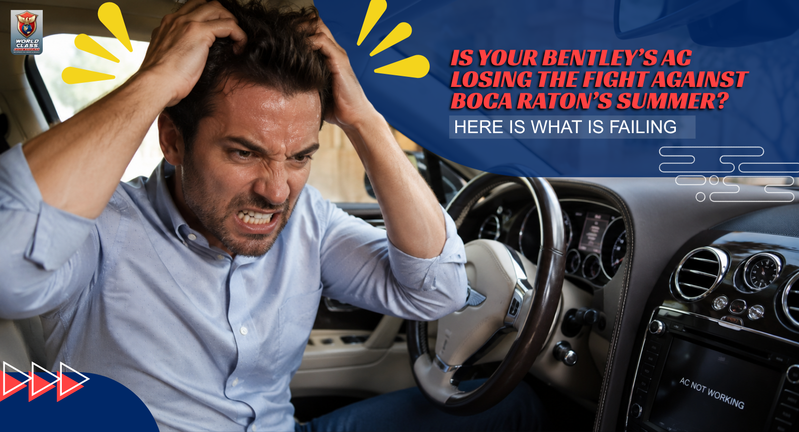 Is Your Bentley’s AC Losing the Fight Against Boca Raton’s Summer Here Is What Is Failing